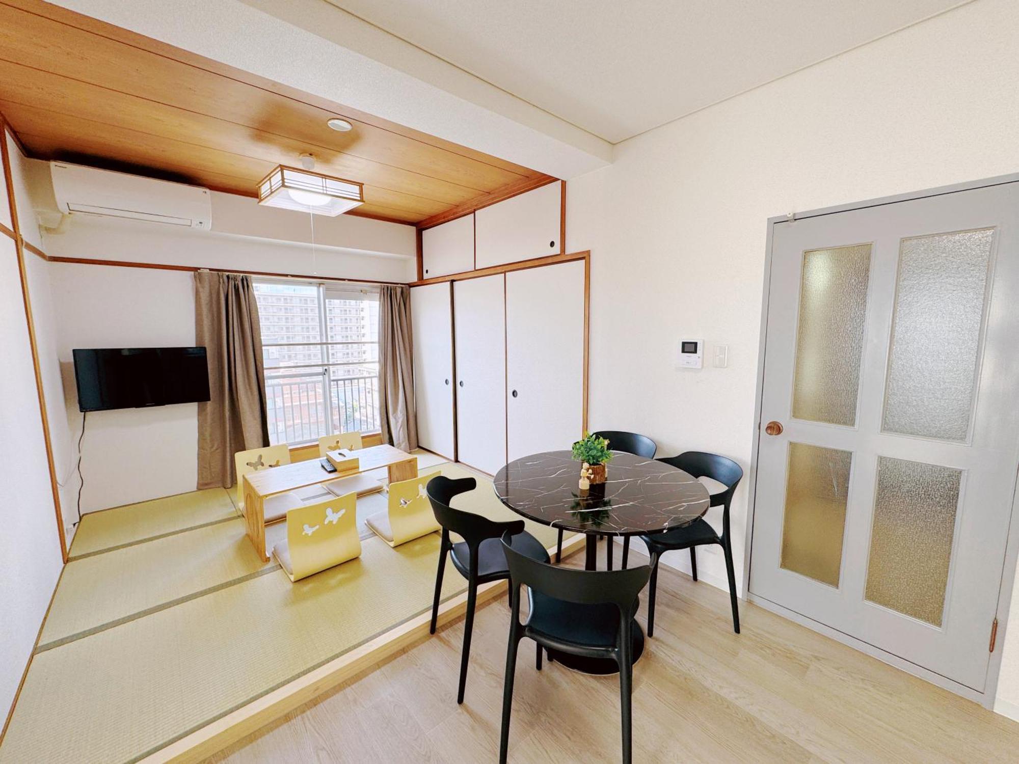 אוסקה 嵐 難波西 民宿 Bed And Breakfast מראה חיצוני תמונה