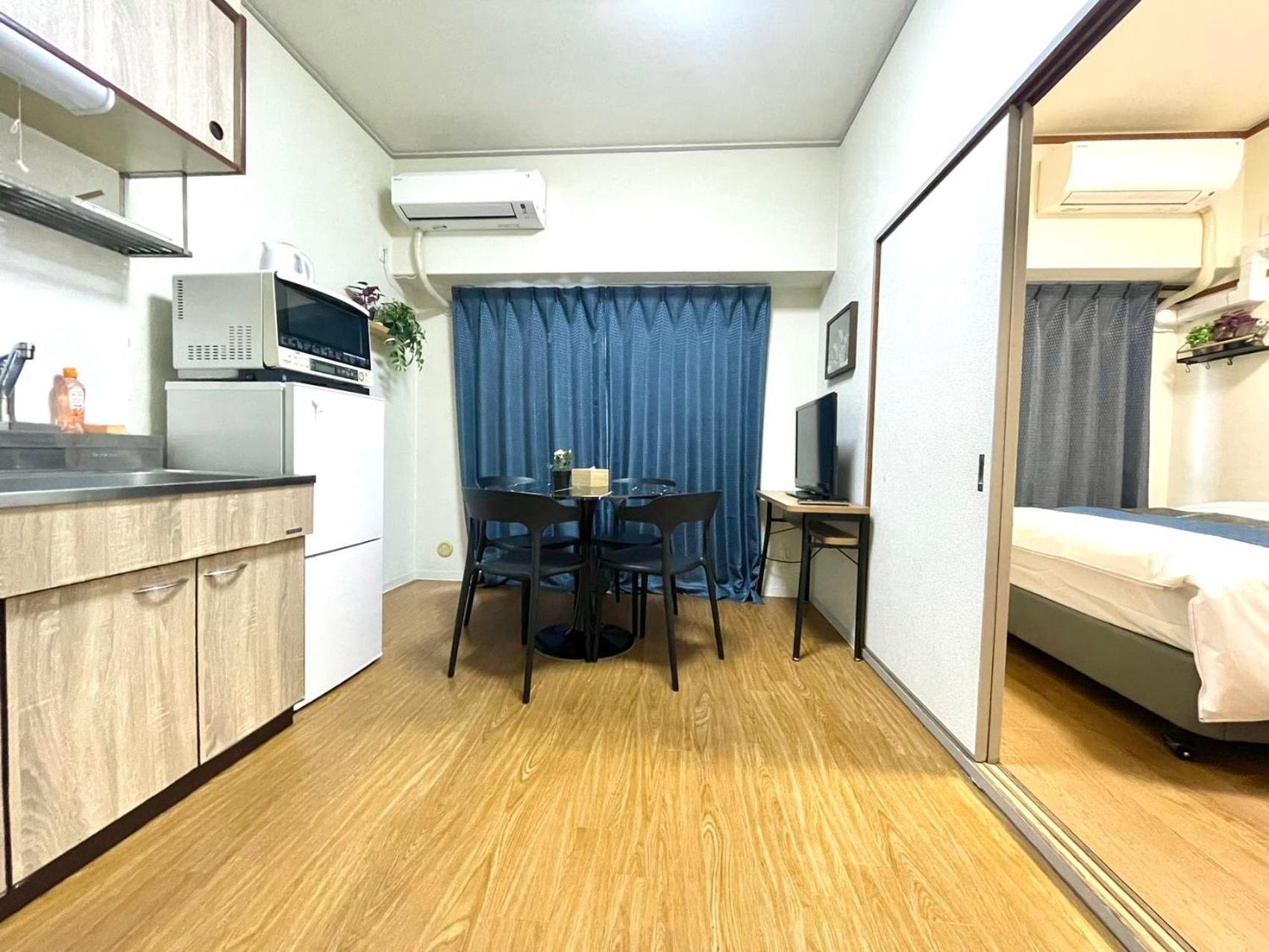 אוסקה 嵐 難波西 民宿 Bed And Breakfast מראה חיצוני תמונה