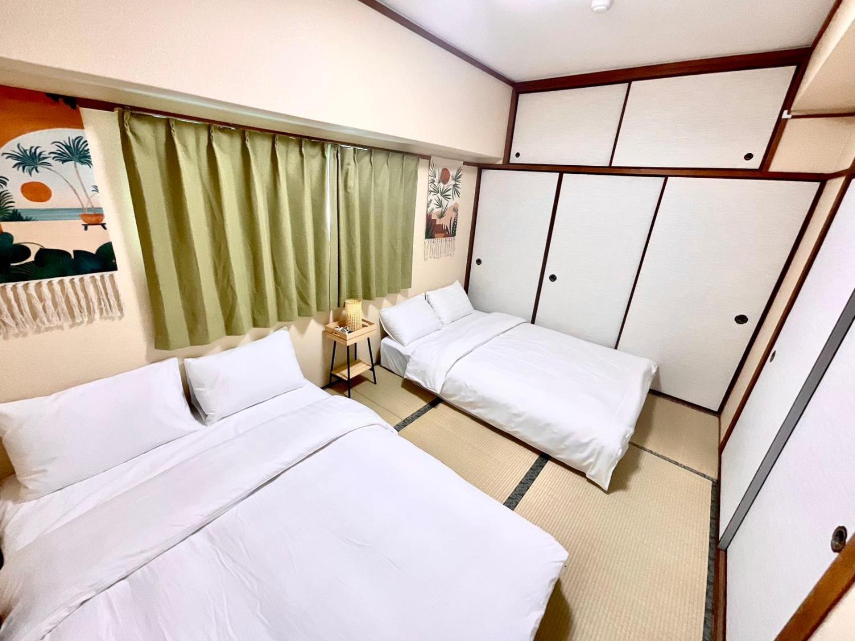 אוסקה 嵐 難波西 民宿 Bed And Breakfast חדר תמונה